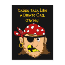 Arr Pirate Man Customizable Pirate Stuff Postcard