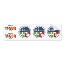 ARRA TIGER Recovery/Stimulus 2.5" Stickers (5) bumper stickers