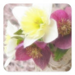Arrangement - Daffodils And Hellebores Sticker