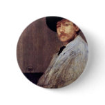Arrangement In Gray Portrait Of The Artist (Selfpo Pinback Button