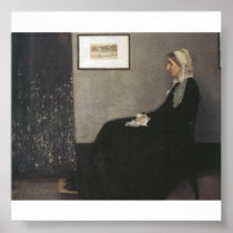 Arrangement in Grey and Black - Whistler's Mother Print