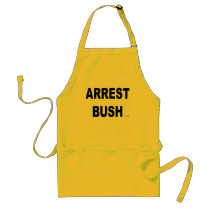 ARREST BUSH aprons