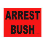 ARREST BUSH POSTCARDS