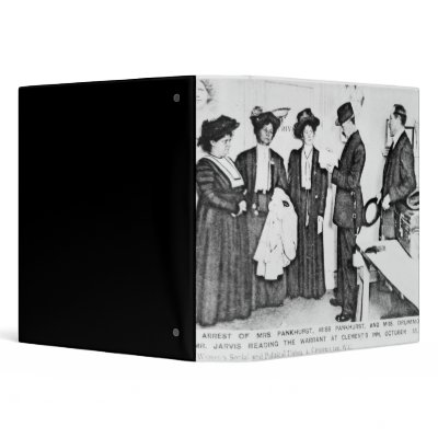 Arrest of Mrs Pankhurst Binder by bridgemanart