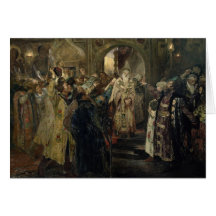 Arrest of the 'metropolitan' Philip, 1910 Greeting Card