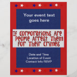 ARREST THE CORPORATIONS FLYERS