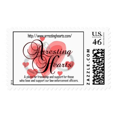 Arresting Hearts Logo Stamps