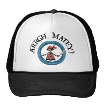 Arrgh Matey Pirate Boy Trucker Hat