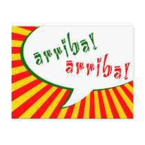 arriba! arriba! : comic speech bubble postcards