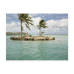 Arrival at airport in Bora Bora, Society Post Card