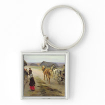 Arrival of a School-Mistress in the Country Keychains