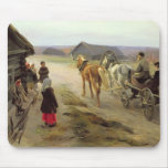 Arrival of a School-Mistress in the Country Mousepad