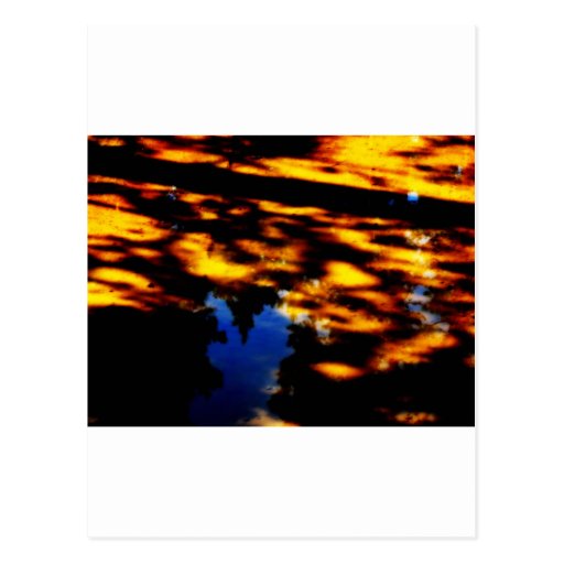 Arrival of darkness postcard