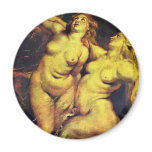 Arrival Of Marie De' Medici At Marseilles Detailed Fridge Magnet