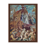 Arrival Of Marie De Medici In The Port Of Marseill Post Cards