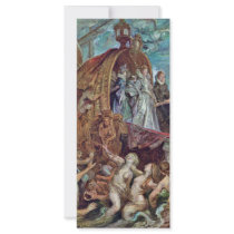 Arrival Of Marie De Medici In The Port Of Marseill Personalized Rack Card