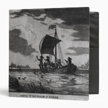 Arrival of the English at Roanoke Binders