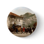Arrival of the post Cetinje Montenegro Button