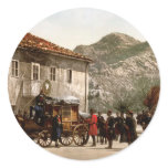 Arrival of the post Cetinje Montenegro Stickers
