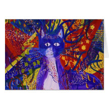 Arriving - Fun Party in Red, Yellow & Blue Card
