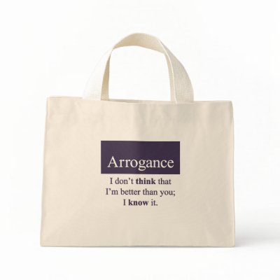 Arrogance Bag by egogenius