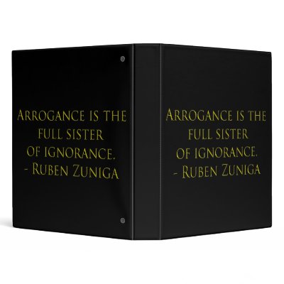 Arrogance Vinyl Binders by CheDean