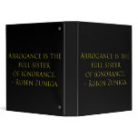 Arrogance Vinyl Binders