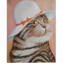 arrogant cat photo sculptures