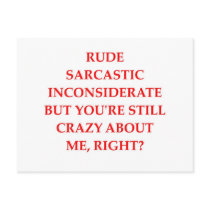 ARROGANT POSTCARDS
