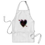 ARROW BE MINE HEART BUBBLE by SHARON SHARPE Apron