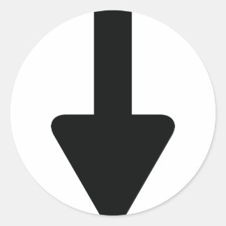 Black Arrow Right Stickers - 40+ Custom Designs | Zazzle