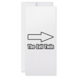 Arrow Evil Twin Rack Card Design
