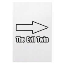 Arrow Evil Twin stationery by Shirts_For_Twins Arrow Evil Twin stationery