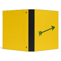 Arrow Green Dk 15deg The MUSEUM Zazzle Vinyl Binder