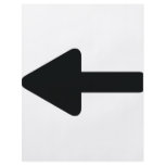 arrow left icon flyer design