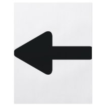 arrow left icon flyer design
