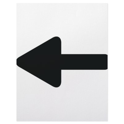 arrow left icon letterhead template by TomaniacLines