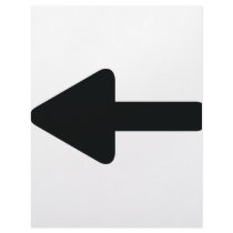 arrow left icon letterhead template