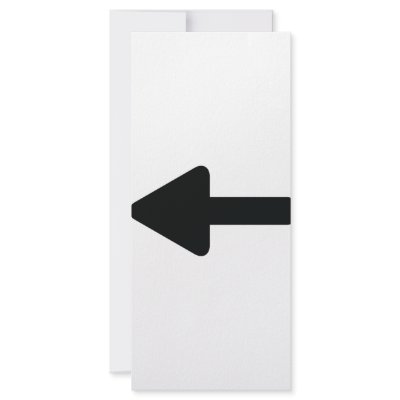 arrow left icon rack cards by TomaniacLines