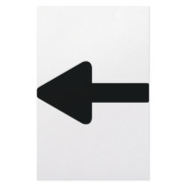 arrow left icon stationery