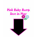 Arrow, Pink Baby Bump Due in May t-shirts