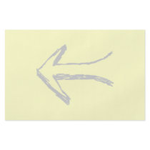 Arrow Pointing Left. Gray and Cream. Full Color Flyer