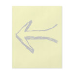 Arrow Pointing Left. Gray and Cream. flyers