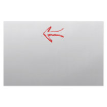 Arrow Pointing Left. On Gray. Custom Flyer