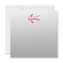 Arrow Pointing Left. On Gray. Announcement