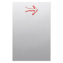 Arrow Pointing Right. On Gray. Personalized Flyer