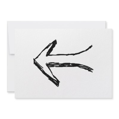 Arrow Pointing to the Left. Black. Announcements by Graphics_By_Metarla