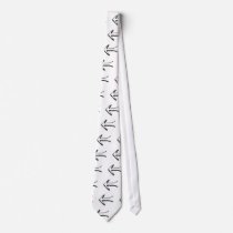 Arrow Pointing to the Left. Black. Necktie