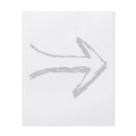 Arrow Pointing to the Right, Gray. flyers