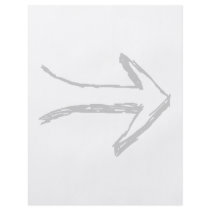 Arrow Pointing to the Right, Gray. Personalized Flyer